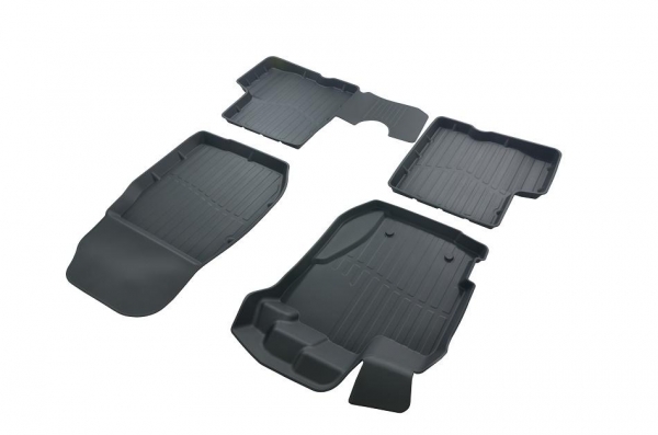 SRTK Коврики рез. в салон 3D LUX для Renault Duster 2WD/4WD (2017-)