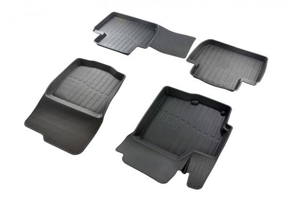 SRTK Коврики рез. в салон 3D LUX для Mitsubishi Outlander (2006-)