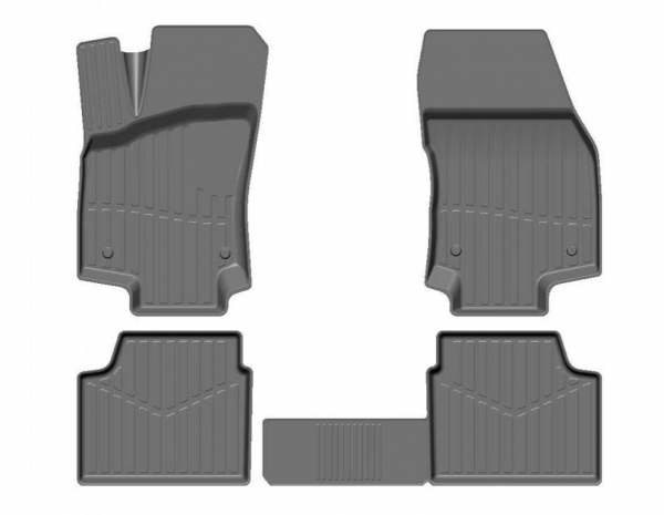 SRTK Коврики рез. в салон 3D PREMIUM для Opel Astra (H) SD (2004-2014)