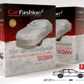 Тент «SEDAN CLASSIC F», SEDAN Серебристый