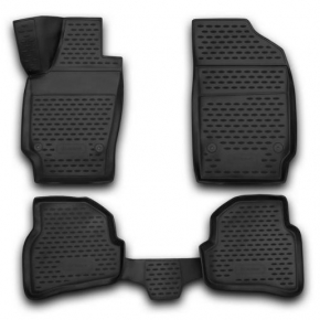 Коврики в салон VW POLO V ( 2010-) седан "Element" 3D, полиуретан