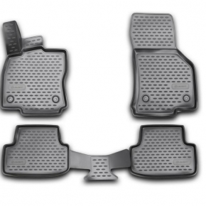 Коврики 3D в салон VW Golf VII, 2013-> 4 шт. (полиуретан)