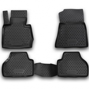 Коврики в салон BMW X3, (F25), 2010-2014, 2014->, 4 шт. (полиуретан)