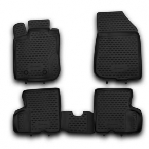 Коврики в салон RENAULT Duster 4WD, 2011-2015, 4 шт. (полиуретан)
