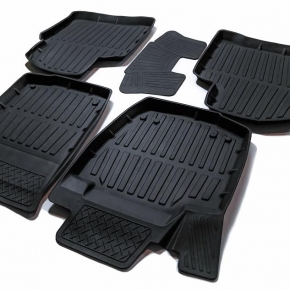 SRTK Коврики рез. в салон 3D PREMIUM для Skoda Rapid (2012-)