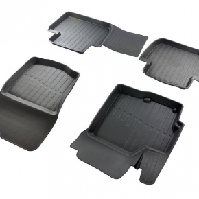 SRTK Коврики рез. в салон 3D LUX для Mitsubishi Outlander (2006-)
