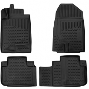 Коврики Haval F7 2019-> 3D (полиуретан) черный  Element