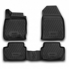 Коврики 3D в салон FORD Ecosport, 2014 - 2018, 2018 ->, 4 шт. (полиуретан)