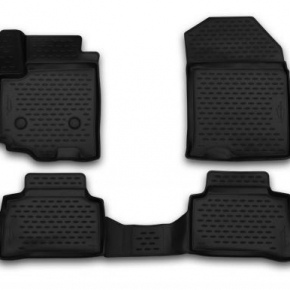 Коврики 3D в салон SUZUKI Vitara, 2015->, кроссовер, 4 шт. (полиуретан)