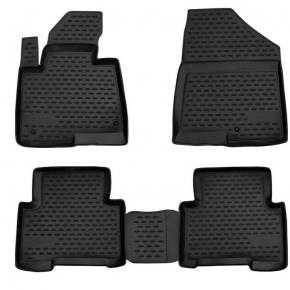 Коврики в салон HYUNDAI Santa Fe, 2012-> 4 шт. (полиуретан)