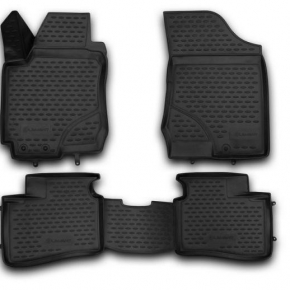 Коврики 3D в салон HYUNDAI i30 2007-2012 4 шт. (полиуретан)