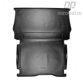 Коврик в багажник полиуретан NORPLAST CITROEN Berlingo грузов./PEUGEOT Partner грузов. OrigVU, 2008- черный 1 шт. NPL-P-64-58