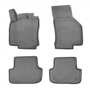 Коврики в салон 3D полиуретан NORPLAST AUDI A3, 8V/8VA, 2012 черный комплект NPA10-C05-150