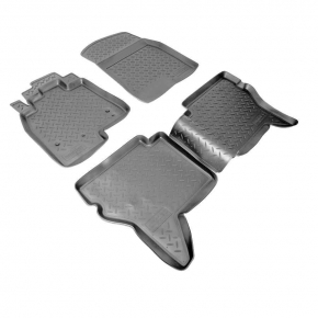 Коврики в салон полиуретан NORPLAST MITSUBISHI Pajero IV 06- черный комплект NPL-Po-59-48