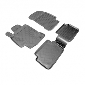 Коврики салона полиуретан NORPLAST RENAULT Laguna III 07- NPL-Po-69-15