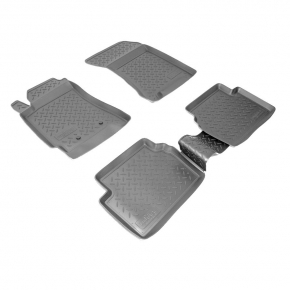 Коврики в салон полиуретан NORPLAST SUBARU FORESTER 05- черный комплект NPL-Po-84-07