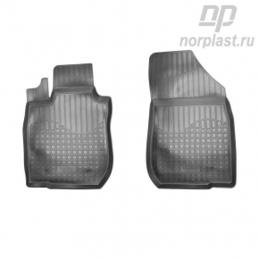 Коврики в салон полиуретан LADA Largus, BO, 2012, пер черный комплект NORPLAST NPA10-C94-552