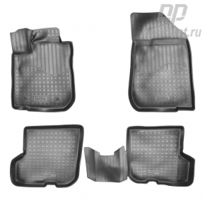 Коврики в салон 3D полиуретан NORPLAST RENAULT Sandero, B52, 2014 черный комплект NPA11-C69-605