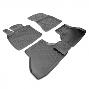 Коврики в салон полиуретан NORPLAST BMW X5 E70 /X6 07/08- черный комплект NPL-Po-07-06