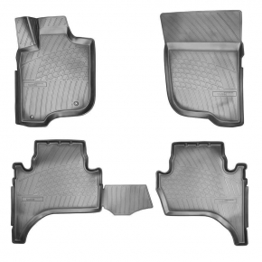 Коврики в салон 3D полиуретан NORPLAST MITSUBISHI L200, 2007 черный комплект NPA11-C59-330