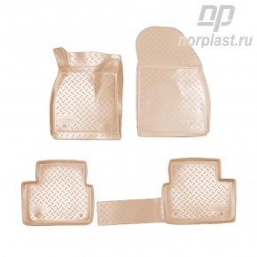 Коврики салона Opel Insignia 3D (2009) бежевый