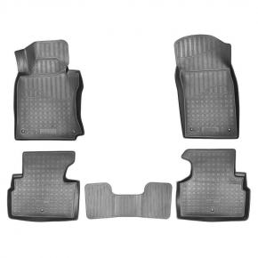 Коврики в салон 3D полиуретан NORPLAST INFINITI Q50, V37, 2013 черный комплект NPA11-C33-730