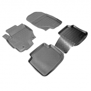 Коврики в салон полиуретан NORPLAST MITSUBISHI Colt, 2004-2008 черный комплект NPL-Po-59-20