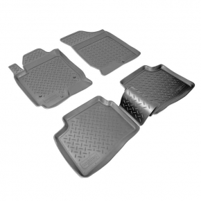 Коврики в салон полиуретан NORPLAST KIA Ceed 06-09 /HYUNDAI i30 черный комплект NPL-Po-43-02