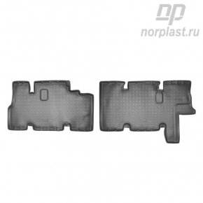 Коврики в салон полиуретан ГАЗ ГАЗель Next, 2014, задние черный комплект NORPLAST NPA00-C23-202