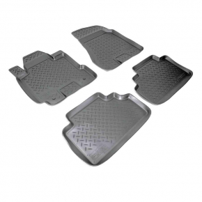 Коврики в салон полиуретан NORPLAST HYUNDAI Tucson, JM, 2004-2010 черный комплект NPL-Po-31-55