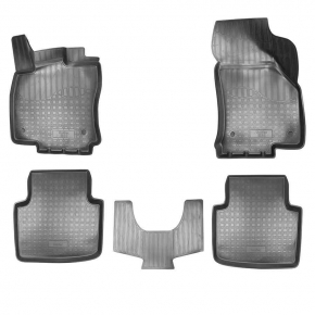 Коврики в салон 3D полиуретан NORPLAST SKODA Superb III 2015 черный комплект NPA11-C81-820