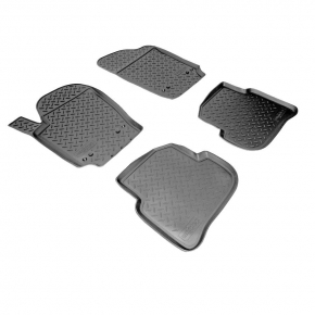 Коврики в салон полиуретан NORPLAST VW Polo, 2 010- , черный комплект NPL-Po-95-42