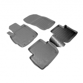 Коврики в салон полиуретан NORPLAST MITSUBISHI Outlander XL 06- черный комплект NPL-Po-59-33