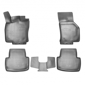 Коврики в салон 3D полиуретан NORPLAST VW Passat B8, 2015 черный комплект NPA11-C95-370