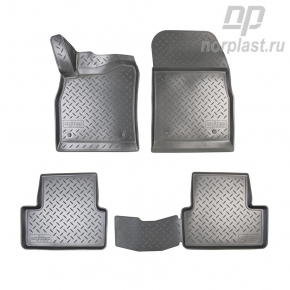 Коврики в салон полиуретан NORPLAST OPEL Astra J HB 10- черный комплект NPL-Po-63-10