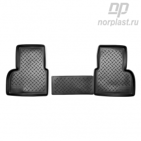 Коврики в салон полиуретан NORPLAST FIAT Doblo, задн. 2004- черный комплект NPL-Po-21-42