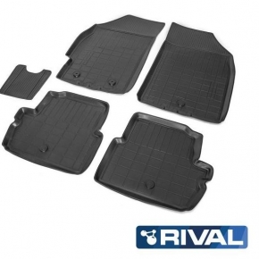 Коврики салона, RIVAL, для Chevrolet Spark III хэтчбек 5-дв 2009-2016/Ravon  R2 хэтчбек 5-дв. 2016-