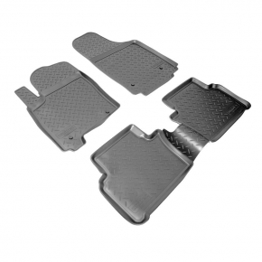 Коврики в салон полиуретан NORPLAST OPEL Meriva, 2006- черный комплект NPL-Po-63-51