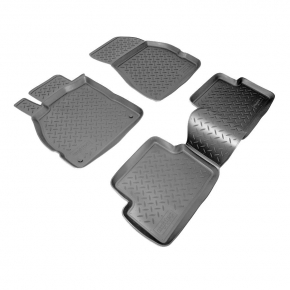 Коврики в салон полиуретан NORPLAST RENAULT MEGAN 2 03-09 черный комплект NPL-Po-69-55