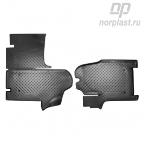 Коврики в салон полиуретан NORPLAST RENAULT Master III 10- черный комплект NPA11-C69-400