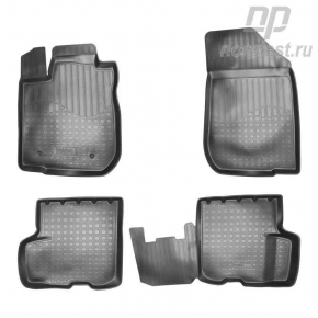 Коврики в салон полиуретан NORPLAST RENAULT Logan, L52, 2014 черный комплект NPA11-C69-350
