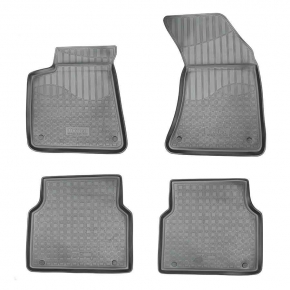 Коврики в салон полиуретан NORPLAST AUDI A8 III 2010- черный комплект NPA00-C05-500