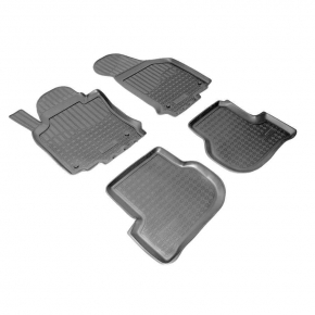 Коврики в салон полиуретан NORPLAST SKODA Octavia II, A5, 2004-2013 черный комплект NPA10-C81-390