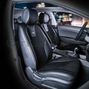 Накидки на передние сиденья CarFashion Space, чёрные 