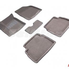 Комплект ковриков 3D CHEVROLET AVEO серые