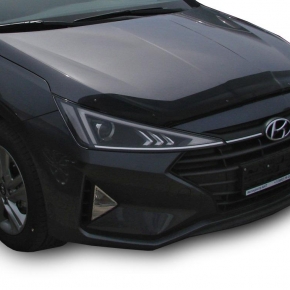 Дефлектор капота темный HYUNDAI ELANTRA 2018-, NLD.SHYELA1812