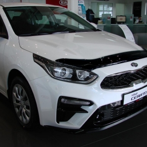 Дефлектор капота KIA Cerato 2018-, темный