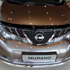 Дефлектор капота темный NISSAN MURANO 2009-2015, NLD.SNIMUR0912