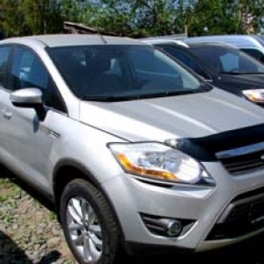 Дефлектор капота темный FORD KUGA 2008-2012, NLD.SFOKUG0812