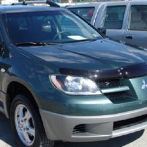 Дефлектор капота темный MITSUBISHI OUTLANDER 2000-2007